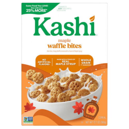 Kashi Maple Waffle Bites Cereal