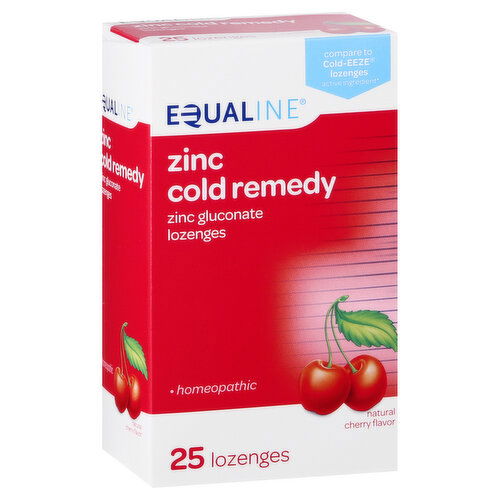 Equaline Zinc Cold Remedy, Lozenges, Cherry Flavor