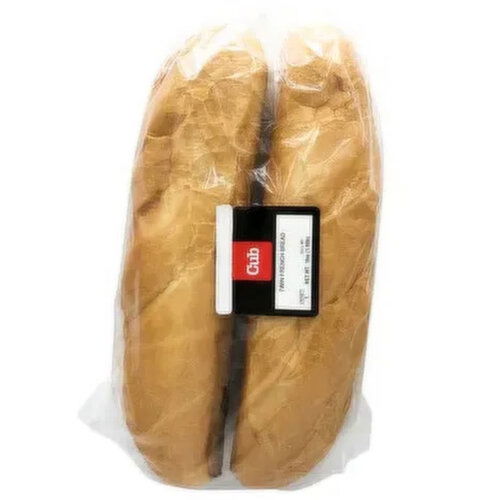 Cub Bakery Unsliced Twin French Bread Loaves