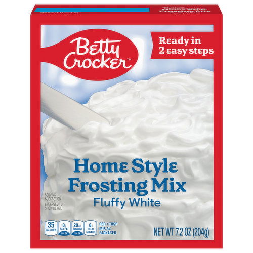 Betty Crocker Frosting Mix, Fluffy White, Home Style