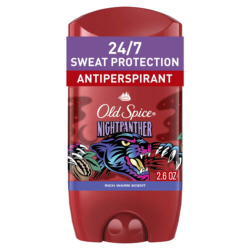 Old Spice Wild Collection Antiperspirant and Deodorant for Men, Nightpanther