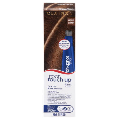 Clairol Root Touch-Up Color Blending Gel, Medium Brown