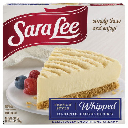 Sara Lee Whipped French Style Classic Cheesecake