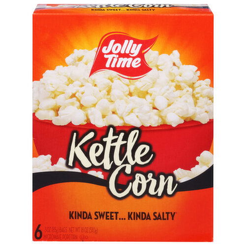 Jolly Time Kettle Corn, Kinda Sweet Kinda Salty