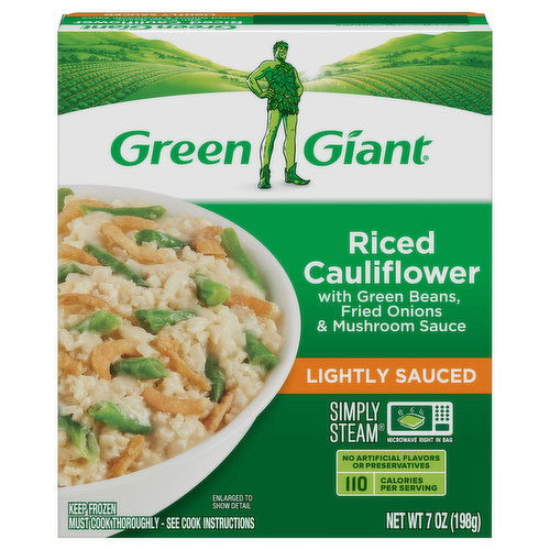 Green Giant Riced Cauliflower, Lightly Sauced