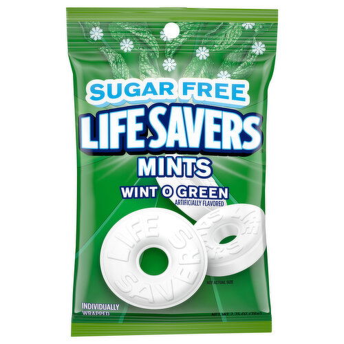 Life Savers Sugar Free Wint O Green Mints