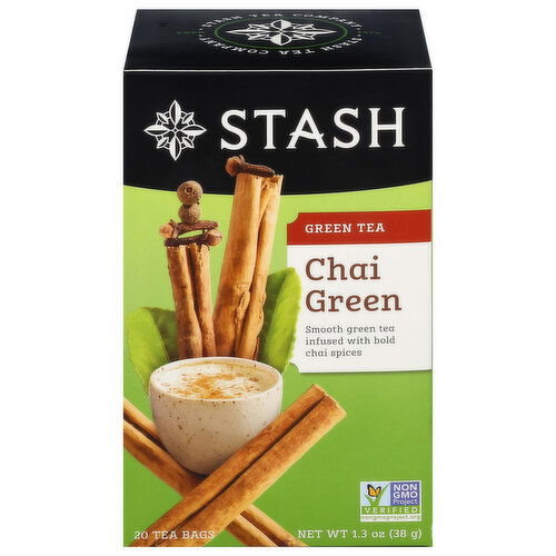 Stash Tea Bags Chai Green Green Tea