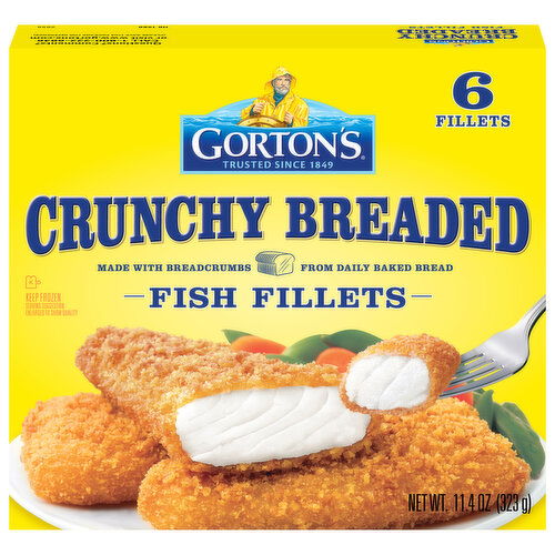 Gorton's Fish Fillets, Crunchy Breaded
