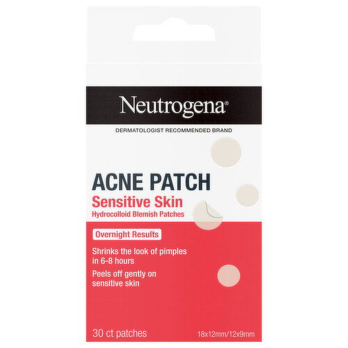 Neutrogena Acne Patch, Sensitive Skin, Overnight Results