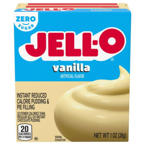 Jell-O Zero Sugar Vanilla Flavor Instant Pudding & Pie Filling