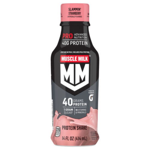 Muscle Milk Pro Protein Shake, Slammin' Strawberry