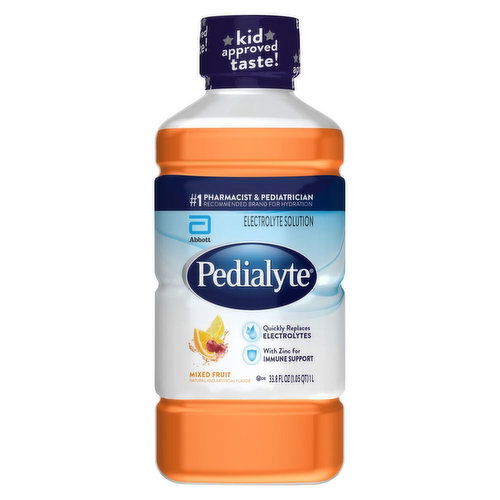 Pedialyte Electrolyte Solution, Mixed Fruit