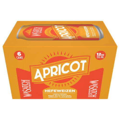Wasatch Brewery Beer, Hefeweizen, Apricot