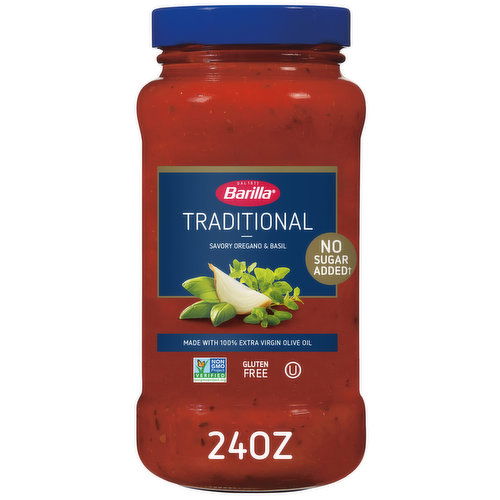 Barilla Traditional Savory Oregano & Basil Pasta Sauce