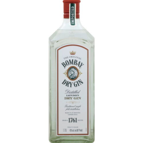 Bombay Gin, London Dry, Distilled