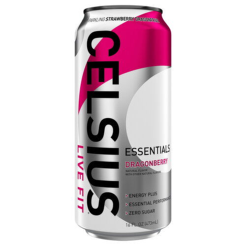 Celsius Live Fit Essentials Dragonberry Energy Drink