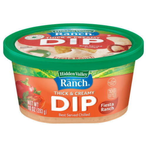 Hidden Valley The Original Ranch Dip, Fiesta Ranch, Thick & Creamy
