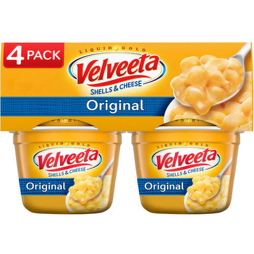 Velveeta Shells & Cheese Original Microwavable Shell Pasta & Cheese Sauce