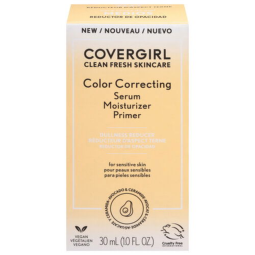 CoverGirl Serum/Moisturizer/Primer, Color Correcting, Medium Skin Tones