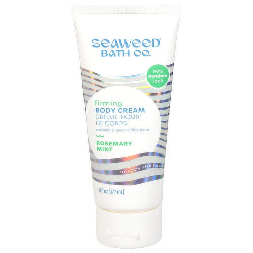 Seaweed Bath Co. Body Cream, Firming, Rosemary Mint