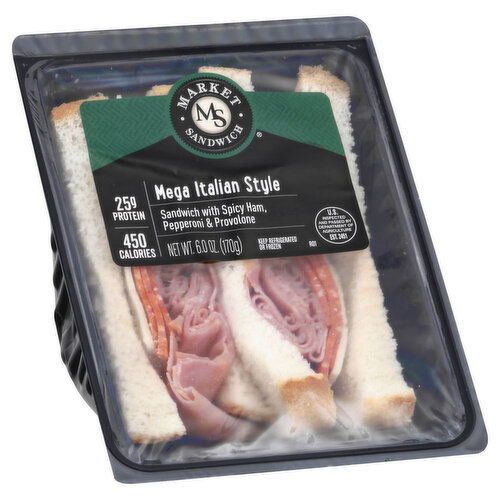 Market Sandwich Sandwich, Mega Italian Style
