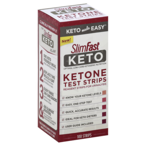 Slim-Fast Ketone Test Strips