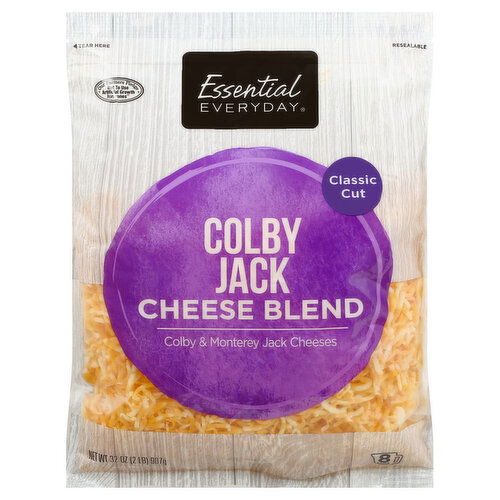 Essential Everyday Cheese Blend, Colby Jack, Classic Cut