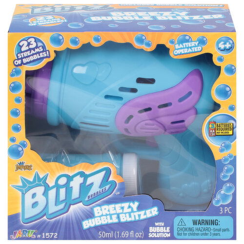 Blitz Breezy Bubble Blitzer, Ages 4+