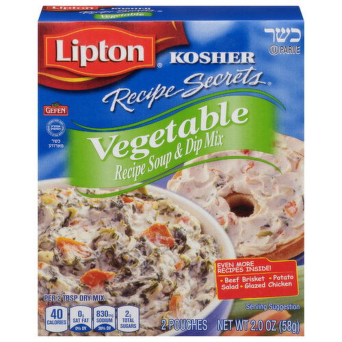 Lipton Recipe Secrets Recipe Soup & Dip Mix, Vegetable