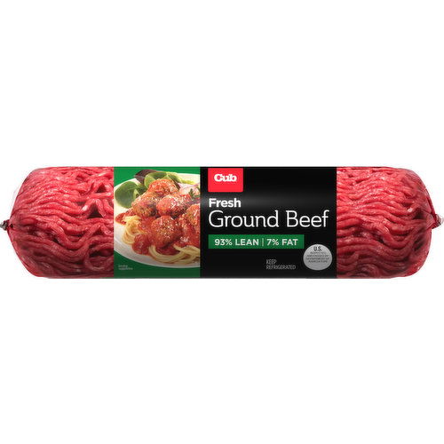 Cub 93/7 Ground Beef Chub