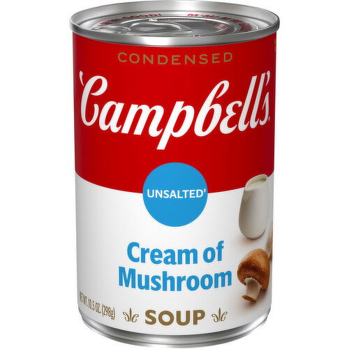 Campbell's® Condensed Unsalted Cream of Mushroom Soup