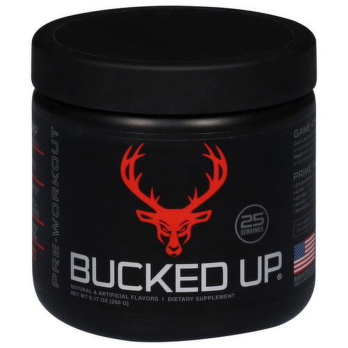 Bucked Up Pre-Workout, Blood Raz