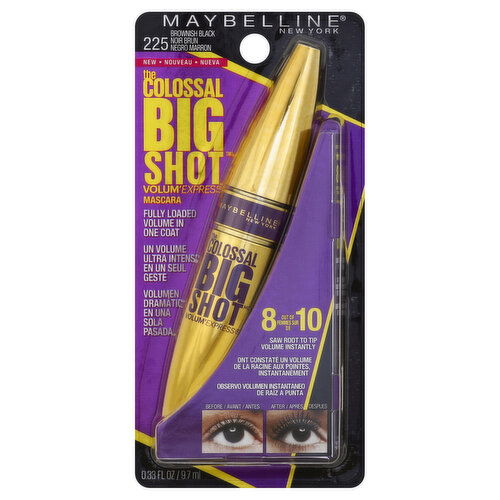 maybelline The Colossal Big Shot Volum'Express Mascara, Brownish Black 225