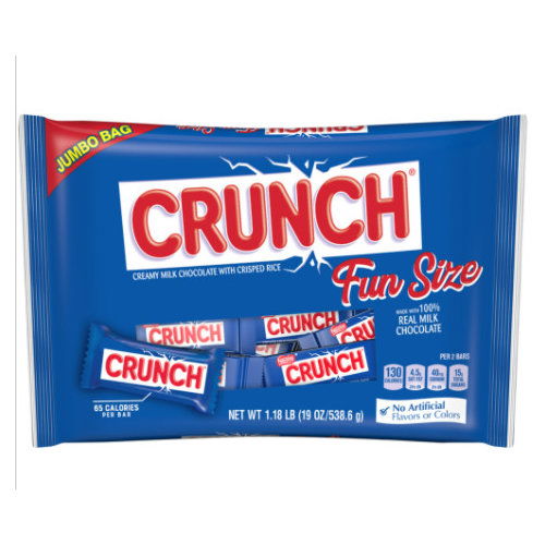 Nestle Crunch Fun Size Candy Bars