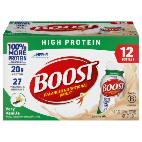 Boost High Protein Very Vanilla Balanced Nutritional Drink