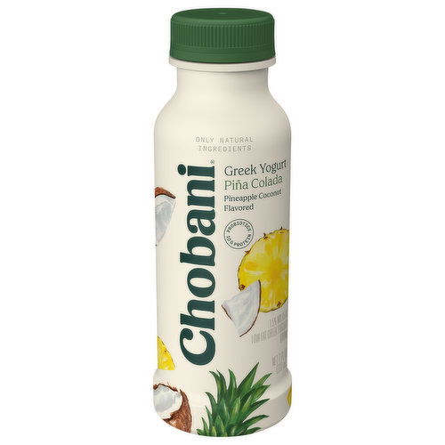 Chobani Yogurt Drink, Greek, Low-Fat, Pina Colada