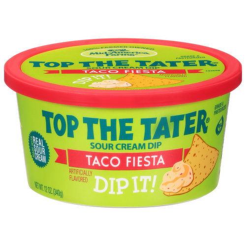 Mid America Farms Top The Tater Sour Cream Dip, Taco Fiesta