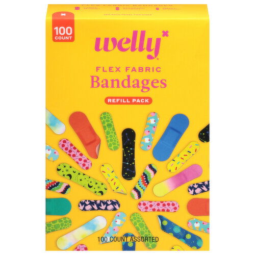 Welly Flex Fabric Assorted Bandages Refill Pack