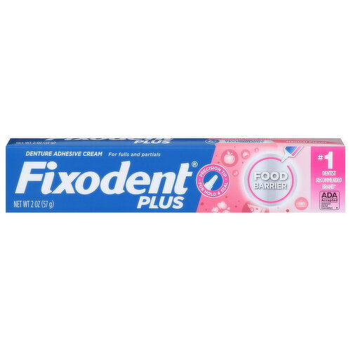 Fixodent Denture Adhesive Cream, Neutral Flavor