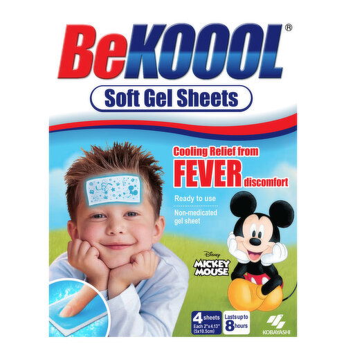 Be Koool Soft Gel Sheets, Disney Mickey Mouse