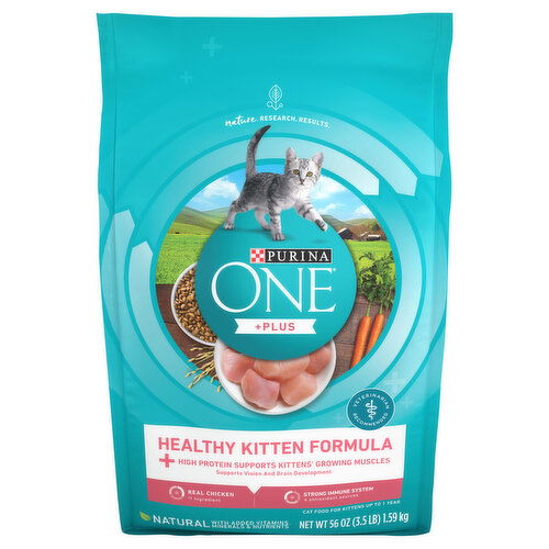 Purina One +Plus Cat Food, Healthy Kitten Formula