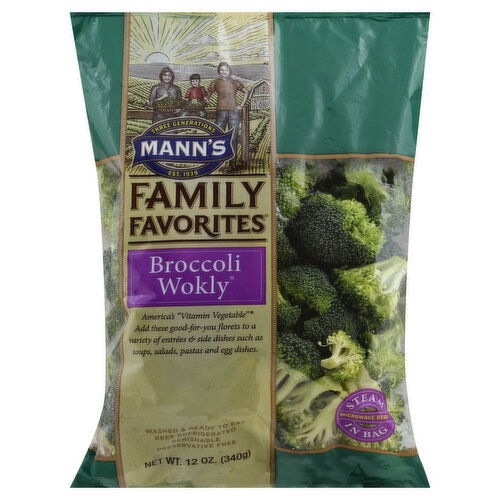 Mann's Family Favorites Broccoli Wokly