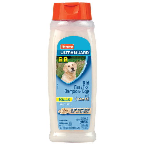 Hartz Ultra Guard Rid Flea & Tick Shampoo, Kills