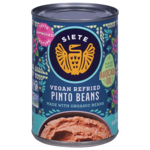 Siete Pinto Beans, Refried, Vegan