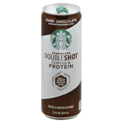Starbucks Doubleshot Coffee & Protein Beverage, Dark Chocolate