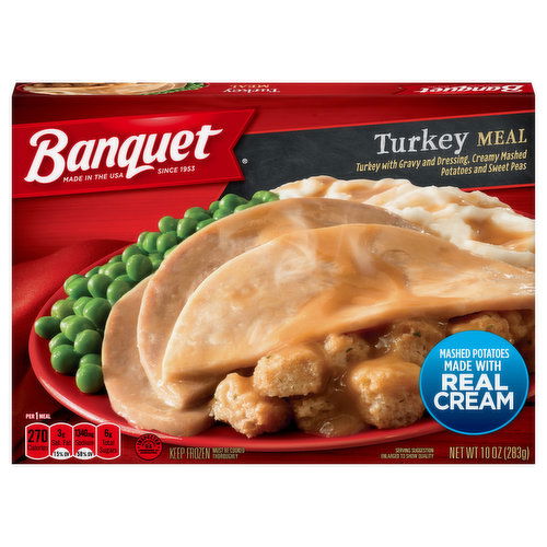 Banquet Classic Turkey, Frozen Meal