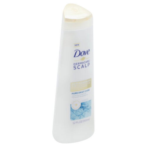 Dove Dermacare Scalp Shampoo & Conditioner, 2 in 1, Anti-Dandruff, Pure Daily Care