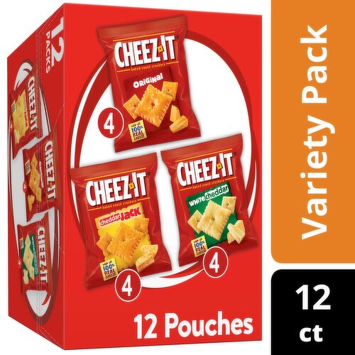 Cheez-It Cheese Crackers, Variety Pack