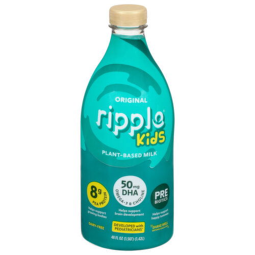 Ripple Kids Milk, Plant-Based, Dairy-Free, Original