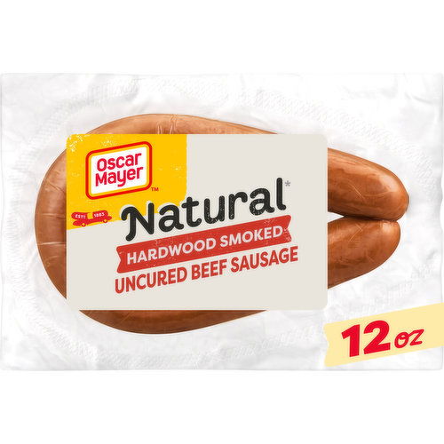 Oscar Mayer Selects Hardwood Smoked Uncured Beef Sausage